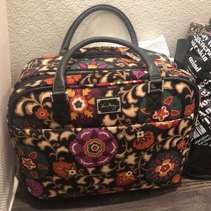 Vera Bradley small carry-on rolling suitcase